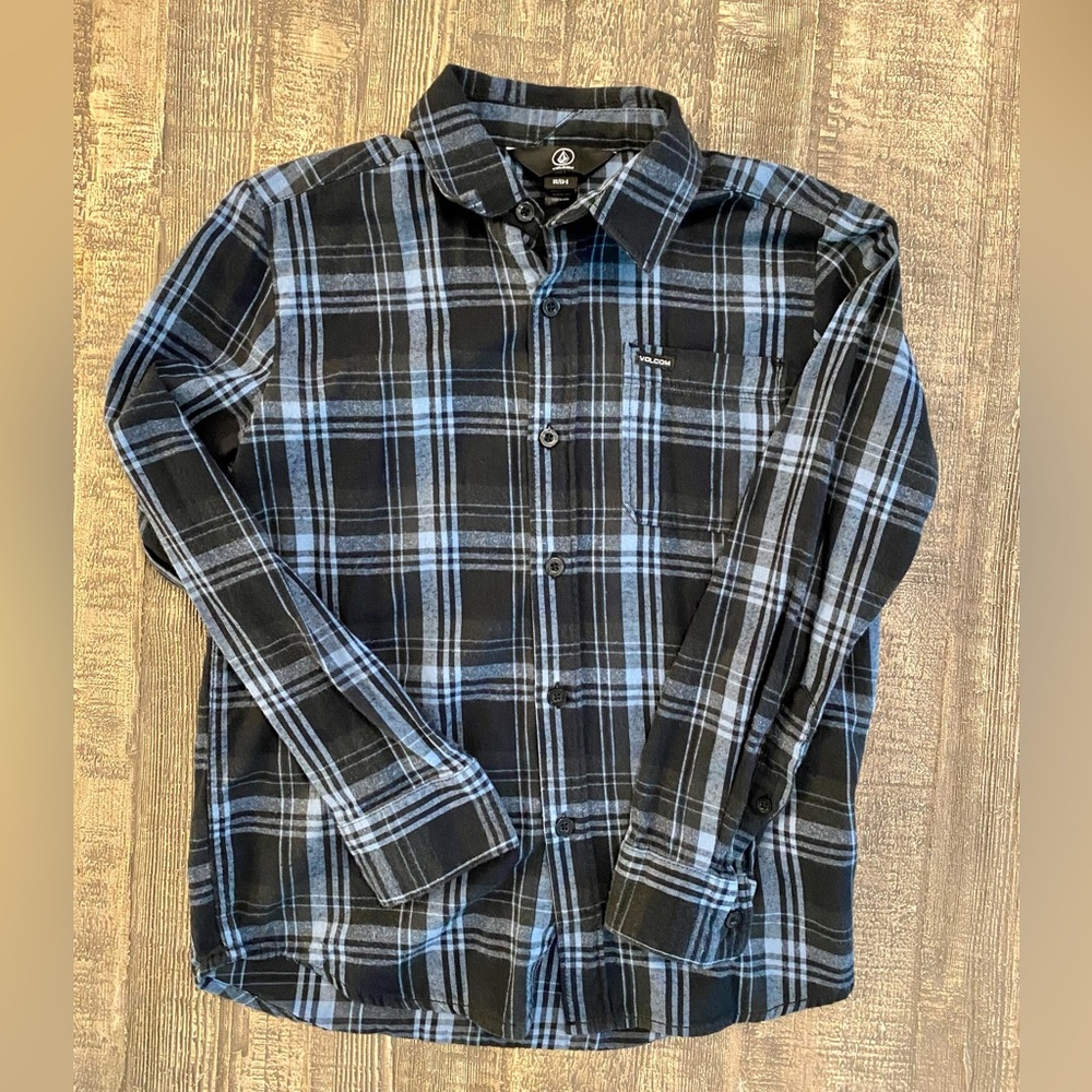 Volcom Boys Flannel size small